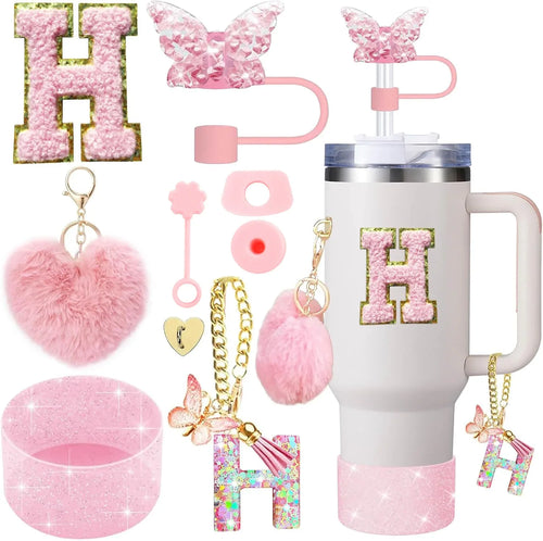 9PCS Cup Accessory Set for Stanley 30oz 40oz Butterfly Straw Cover Cap