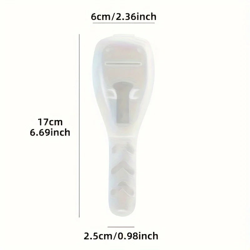 1Pc Transparent Razor Case, Shaver Storage Box, Safety Travel Portable