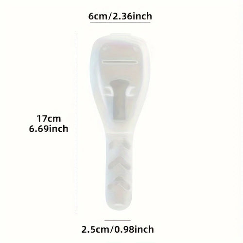 1Pc Transparent Razor Case, Shaver Storage Box, Safety Travel Portable