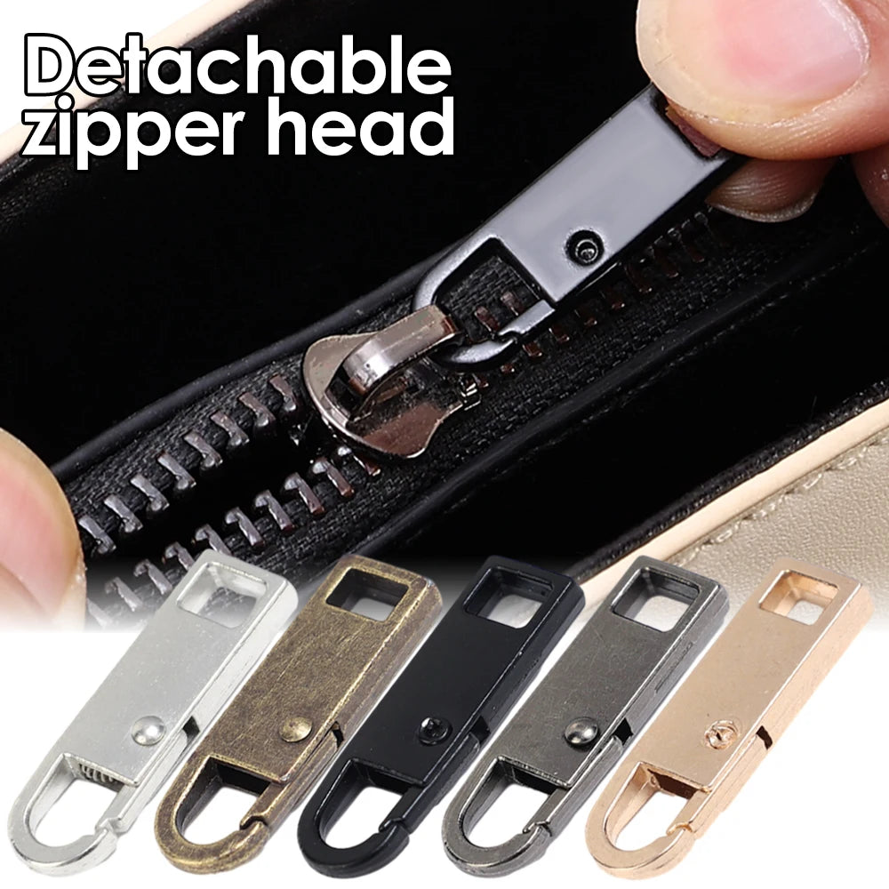 1-30pcs Universal Metal Zipper Puller Replacement Instant Repair