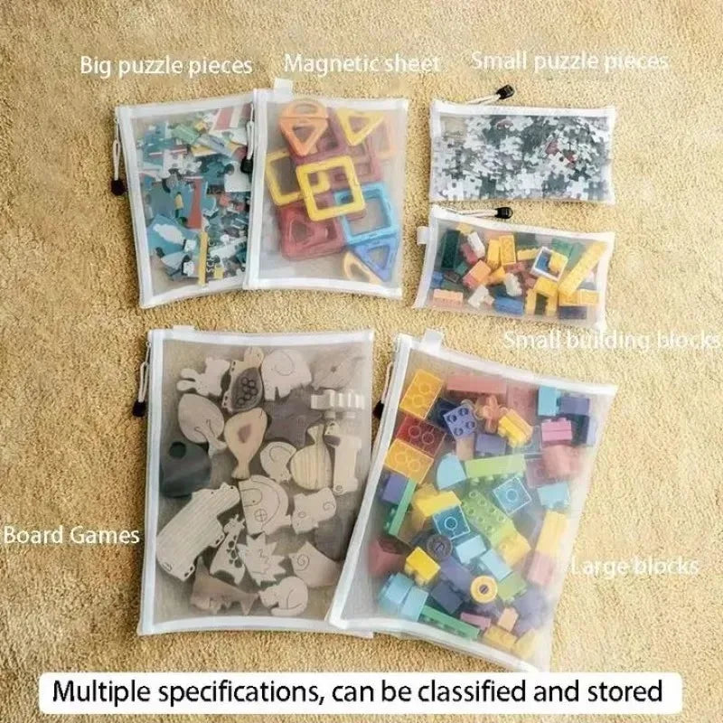 New Puzzle Storage Bag Children's Building Blocks Small Toys Special