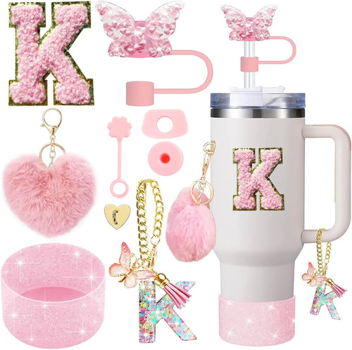 9PCS Cup Accessory Set for Stanley 30oz 40oz Butterfly Straw Cover Cap