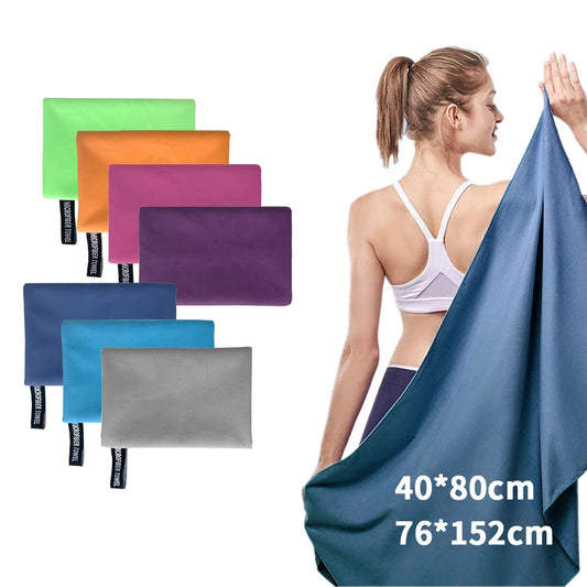 Ultra-Absorbent Microfiber Towel for Sports & Outdoor Activities -