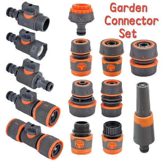 1-Pcs 1/2" 3/4" 1" Garden Hose Quick Connect Adapters -EU BPS Threaded