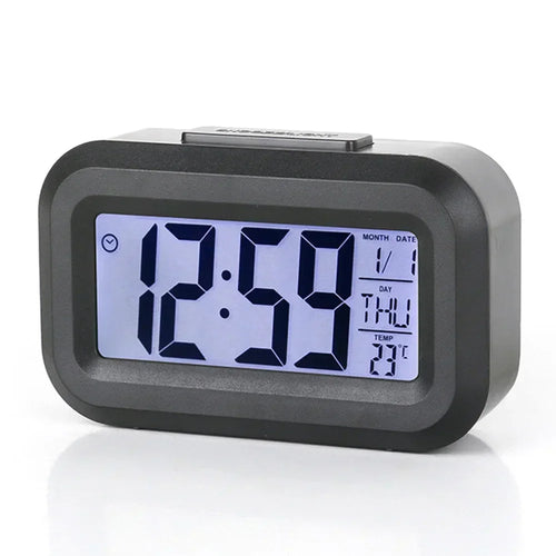 Led Digital Alarm Clock Backlight Data Times Calendar Desktop
