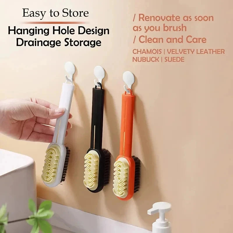 Long Handle 2 Sided Boot Cleaner Rubber Eraser Set Shoes Stain Dust