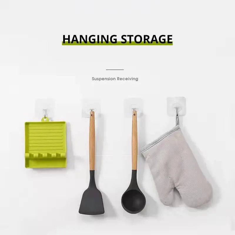 [Hot Sales] 1Pcspatula Rack Pot Lid Rack Shelves Counter Top Shovel