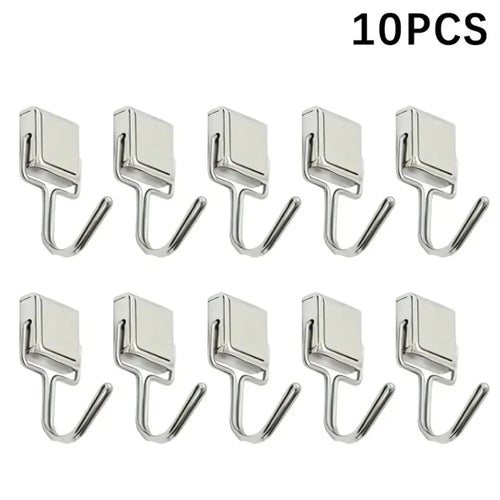 50PCS Strong Magnetic Hooks Multi-Purpose Storage Hooks Home Kitchen