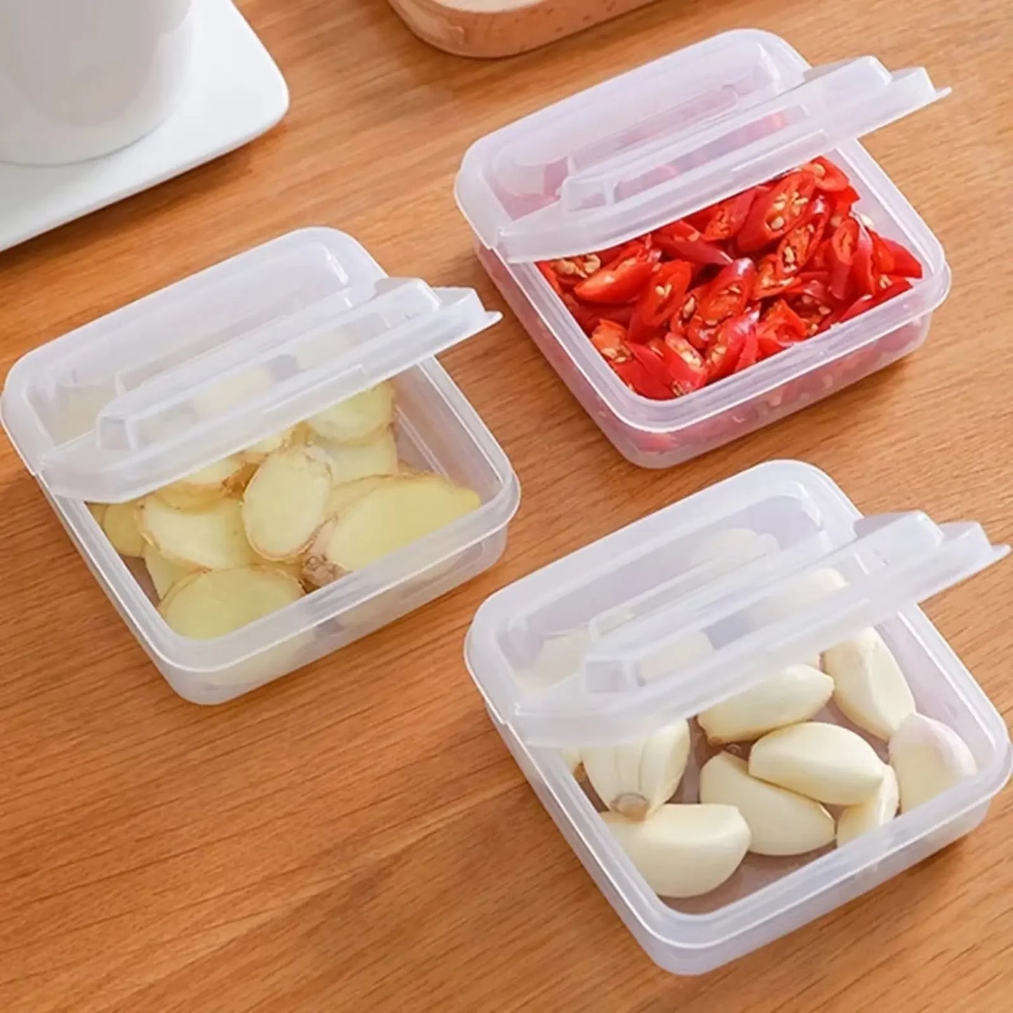 1PC Sliced Cheese Container for Fridge, Clear Plastic Butter Block