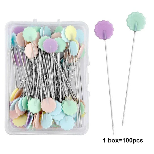 100PCS Clothing Manual Positioning Needle Pin Shaped Sewing