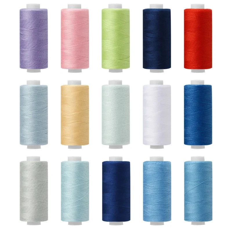 1 Set OF 10 Rolls Polyester 402 Sewing Thread For Manual and