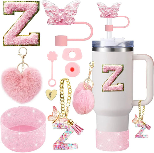 9PCS Cup Accessory Set for Stanley 30oz 40oz Butterfly Straw Cover Cap