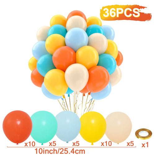 31/36/37/51/101Pcs Metallic Balloons Pearl White Latex Balloon Gold