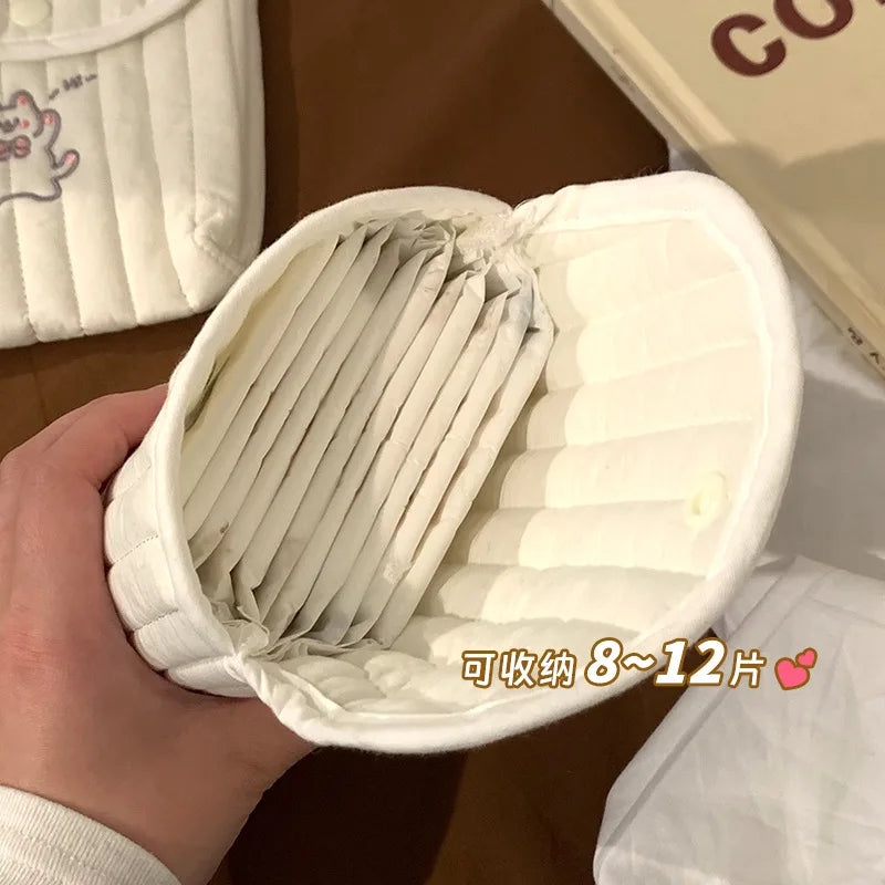 1pc Cute Sanitary Napkin, Aunt's Napkin Storage Bag, Portable Small