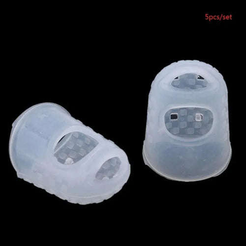 5 PCS/Set Thickened Universal Finger Silicone Guitar String Finger