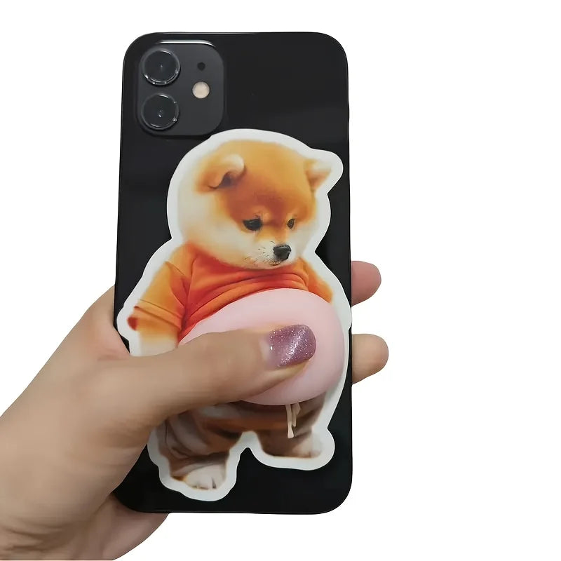3D Shiba Inu Stickers – Cute Orange Apparel Shiba Inu Stickers, 3D