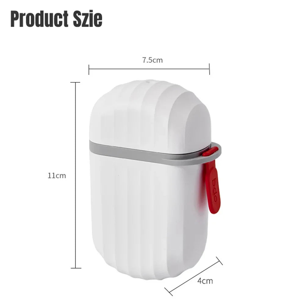 1Pc Portable Soap Dishes Sealed Storage Box Waterproof Travel Home