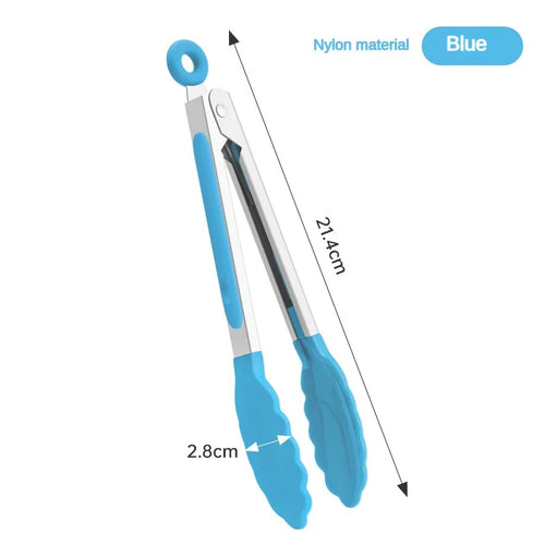 1 piece high temperature resistant nylon stainless steel food clip
