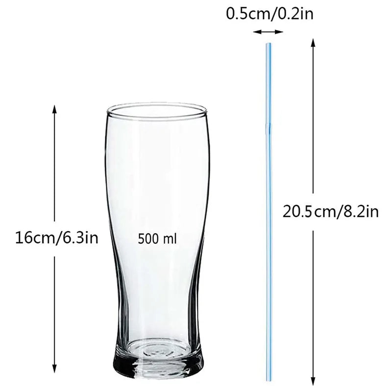 50-1000Pcs Drinking Straws Colorful & Black rietjes Flexible Wedding