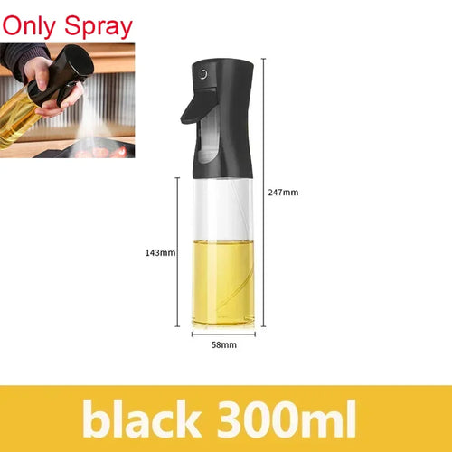 Plastic Spray Oil Sprayer Bottle Spray Oil Dispenser Oil Jar Cruet BBQ