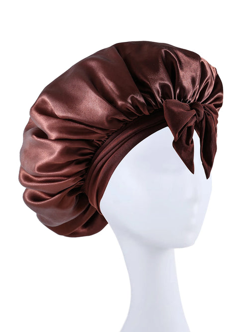 New Silky Bonnet For Sleeping Women Satin Bonnet Hair Bonnet Night