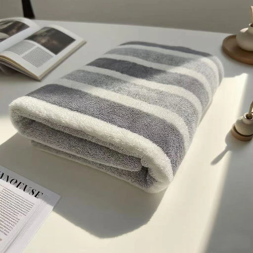1-pack thick bath towel, strong water absorption and quick drying, non