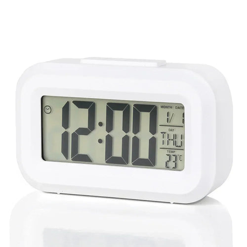 Led Digital Alarm Clock Backlight Data Times Calendar Desktop