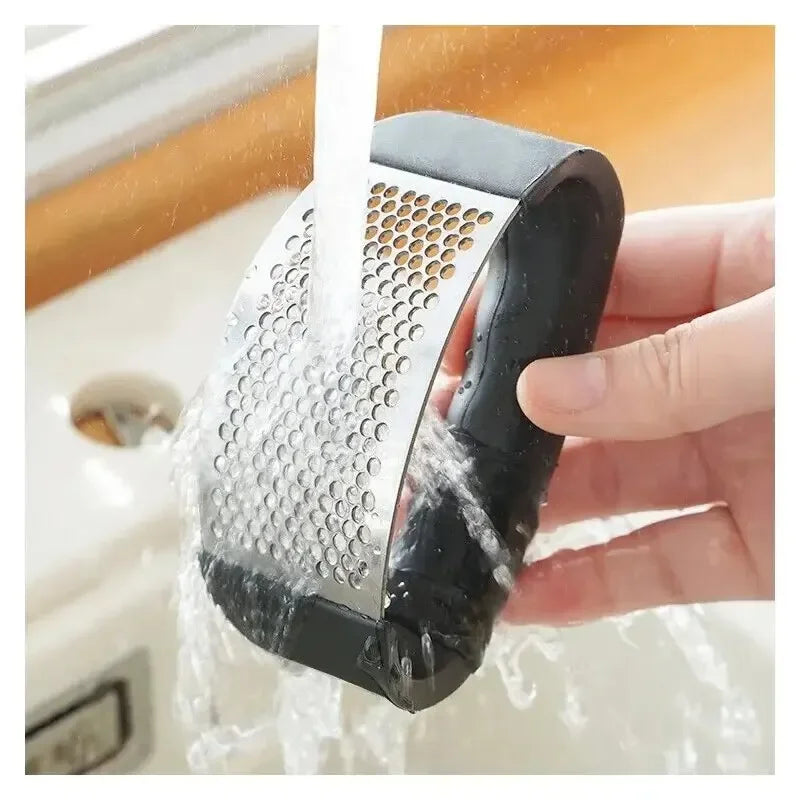 1pc Stainless Steel Garlic Press Crusher Manual Garlic Mincer Chopping
