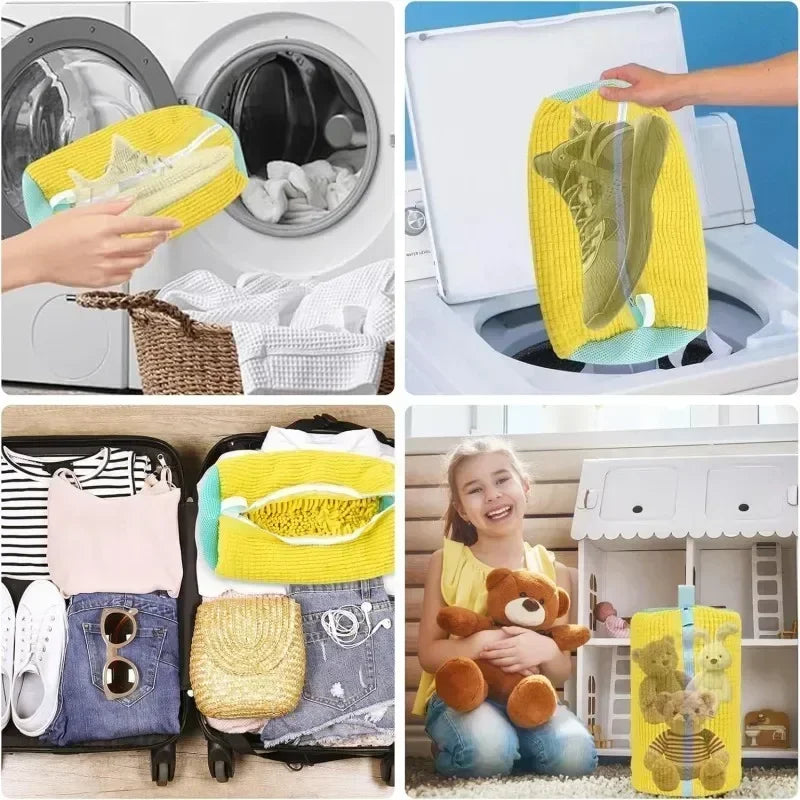 Sneaker Washing Net Bag To Wash Slippers Shoe Laundry Net Washing