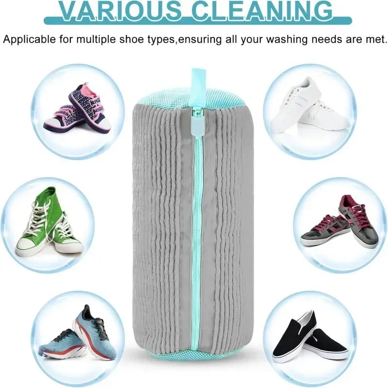 1/2PCS Wash Shoes Bag Padded Net Laundry Shoes Protector Fluffy fibers
