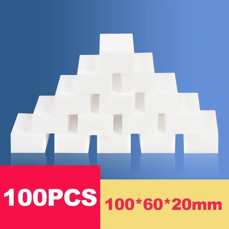 20/50/100 Pack Magic Sponge Eraser Three Types of White Melamine