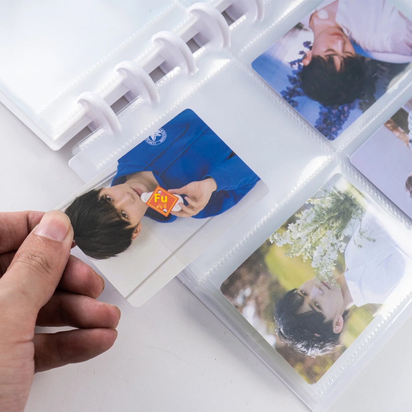 3-inch 20pages Love Bean Star Album Small Card Mushroom Hole Live Page