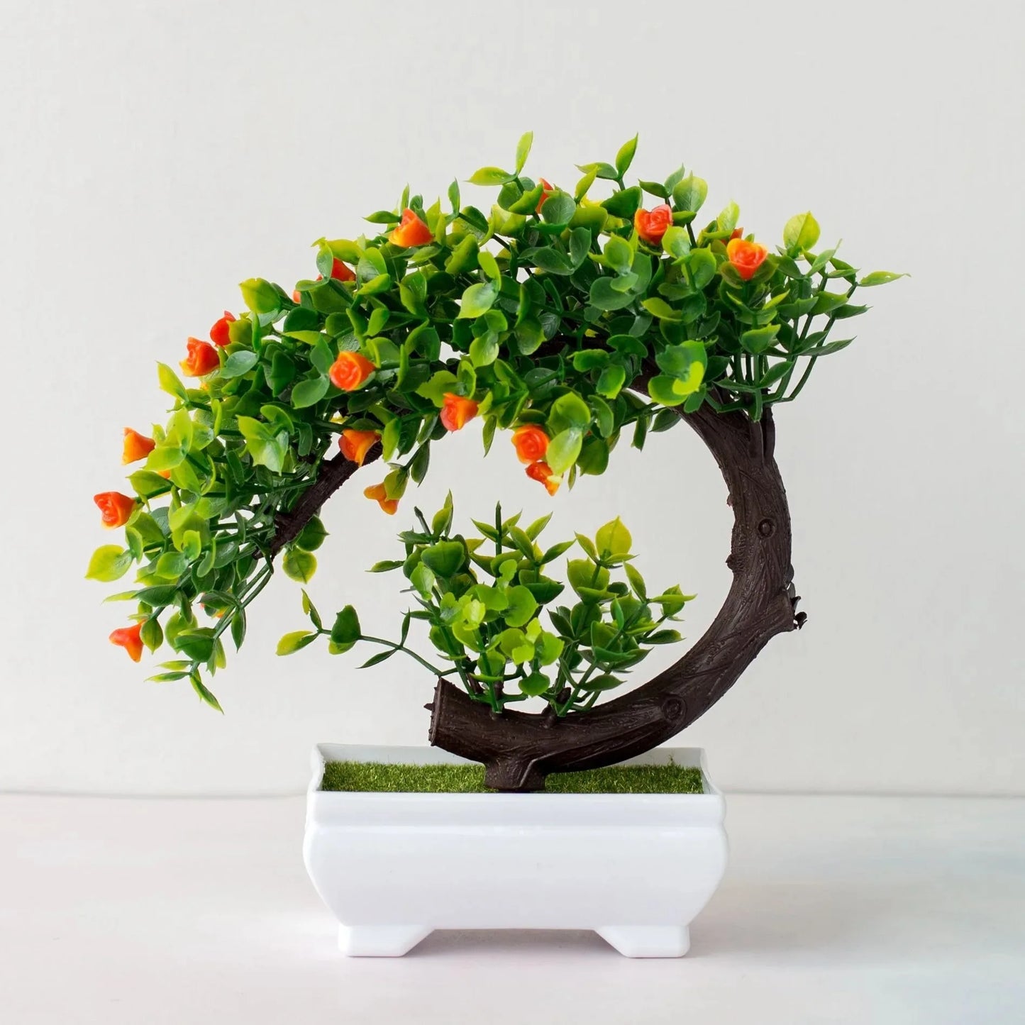 Artificial Plants Bonsai Simulated Tree Potted Plants Fake Flowers