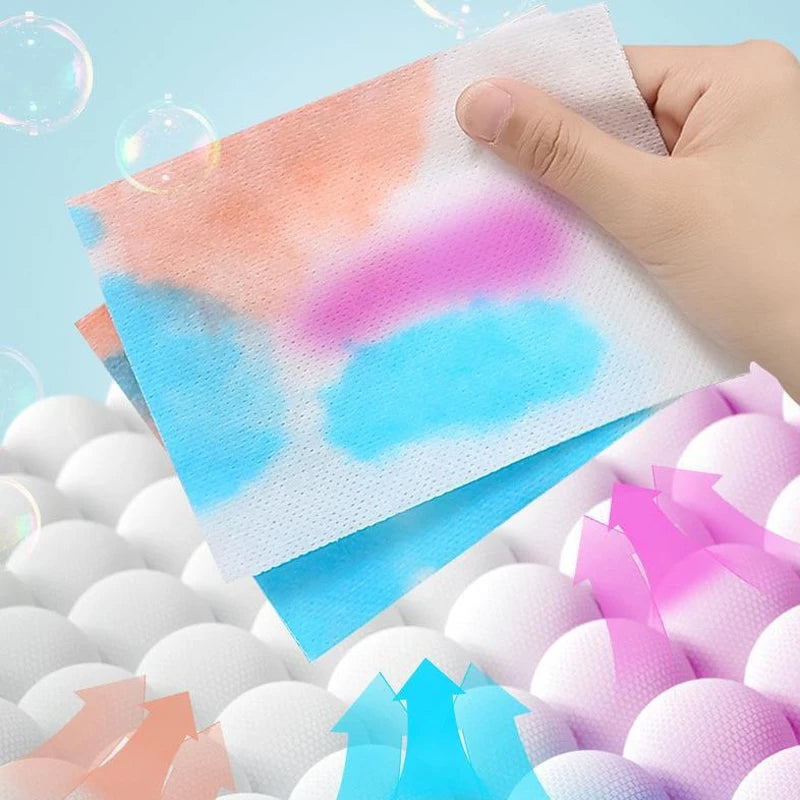 50/100/200PCS Laundry Color Absorbing Paper Anti-dyeing Laundry