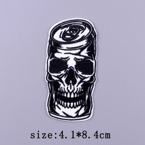 Punk Funny Patch Iron On Patches For Clothing Thermoadhesive Patches