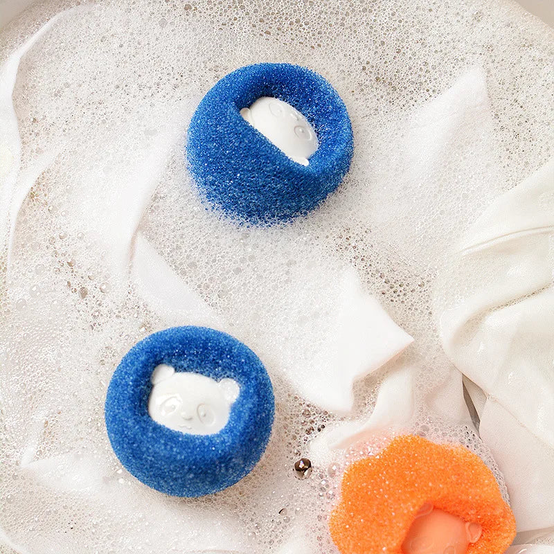 The pet hair remover can wash the cleaning tool of the clothes