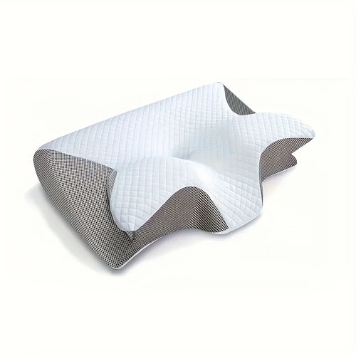Ergonomic Neck Horn Pillow for Side, Back and Stomach Sleepers -