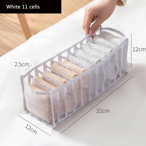 6/7/11 Foldable Underwear Underwear Socks Organizer With Dividers