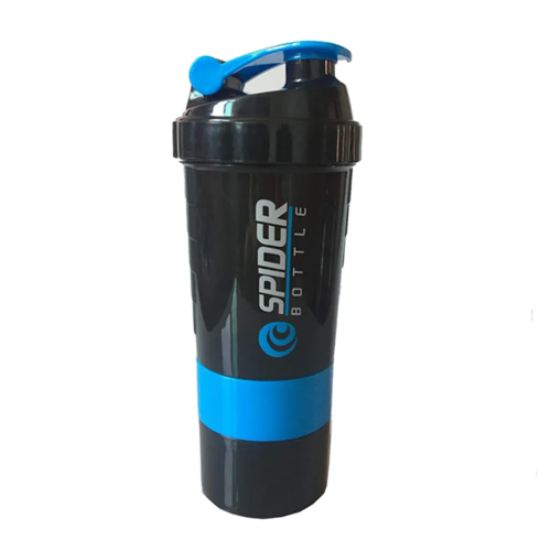 3 Layers Shaker Protein Bottle Powder Shake Cup Water Bottle Plastic
