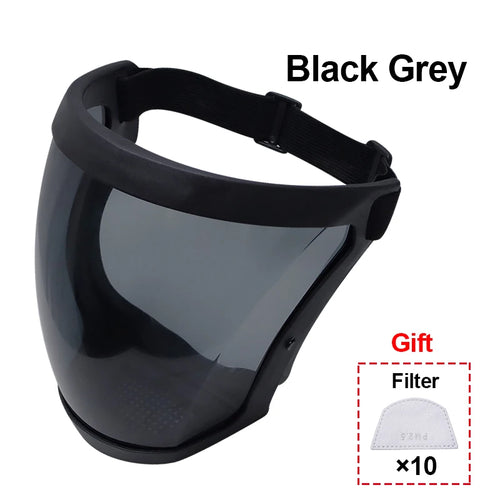 Work Protection Mask Transparent Facial Shield Transparent Facial