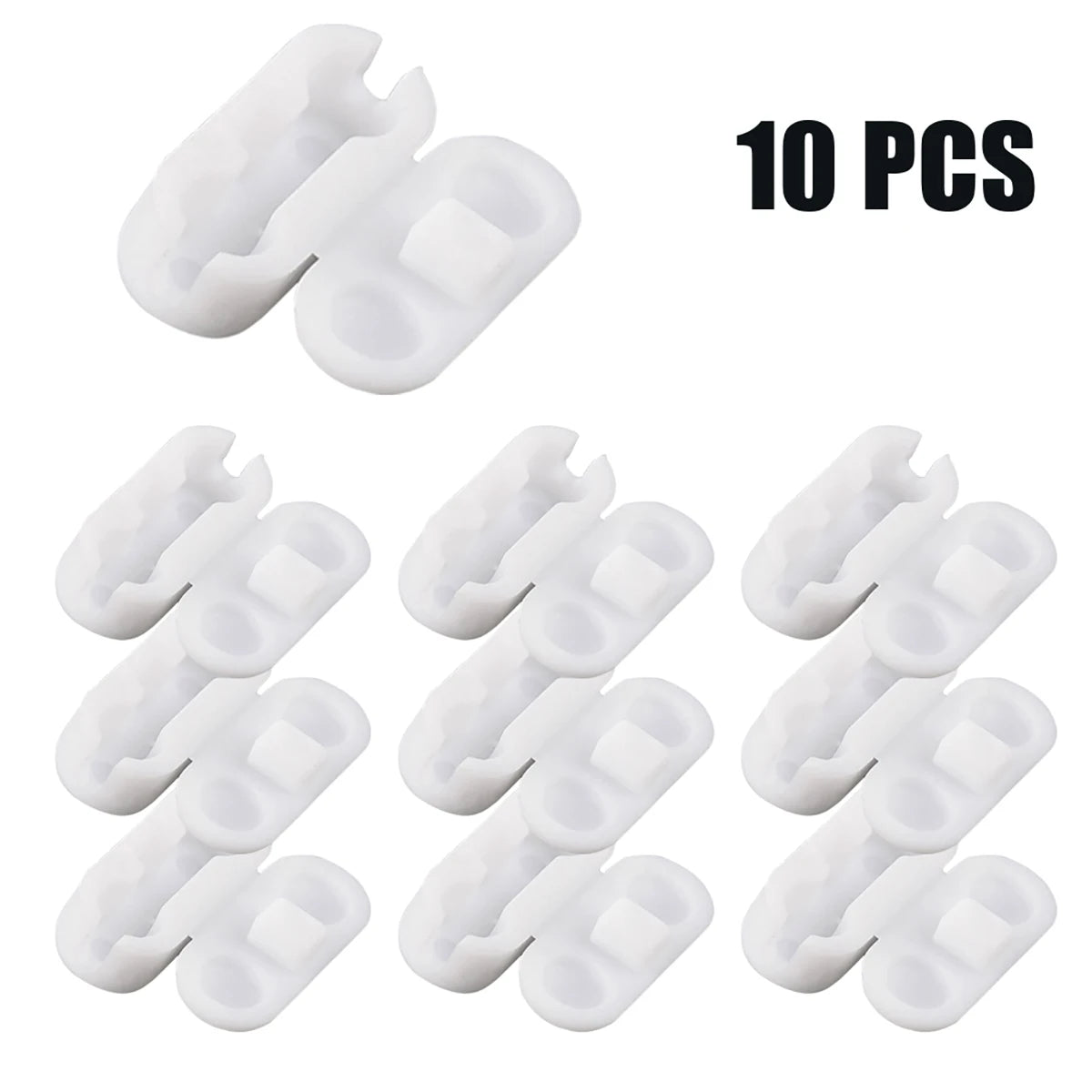 10pcs Plastic Roller Blinds Pull Cord Connector Curtain Chain