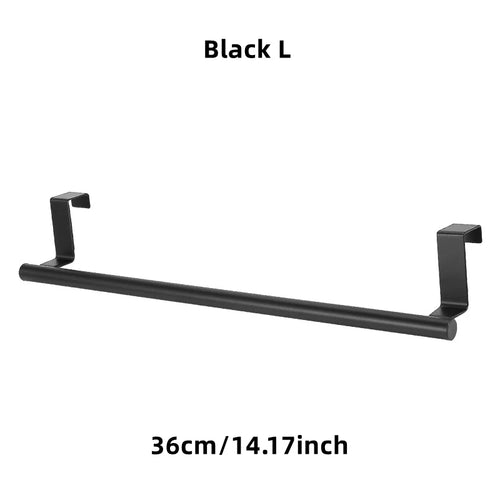 1/2Pcs Towel Rack Over Door Towel Bar Hanging Holder Stainless Steel