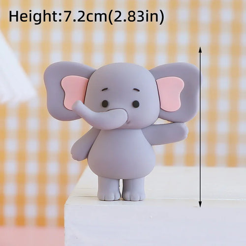 Baby Elephant Cake Topper for Baby Shower Elephant Cake Decoration