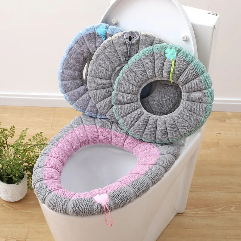 1pcs Thicker Bathroom Toilet Seat Cover Pads Soft Comfortable Toilet