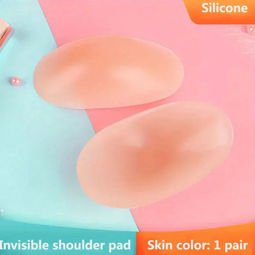1 Pair Removable Breathable Women's Silicone Invisible Bra Straps,