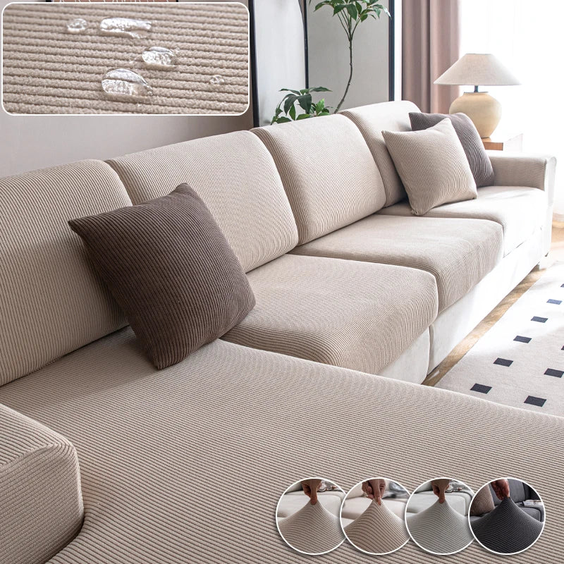 Waterproof Sofa Cover Luxury Adjustable Elastic Couch Cover for Living