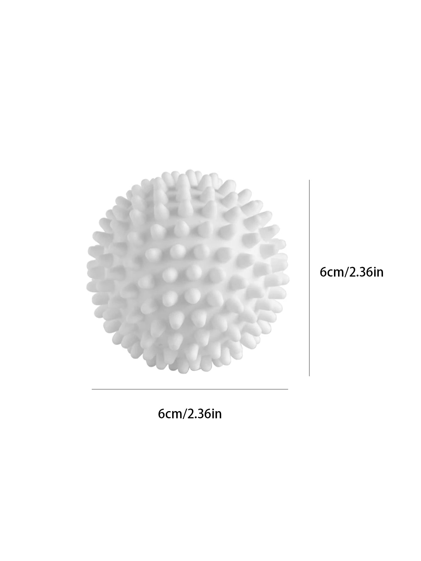TPR Anti Winding Laundry Ball Circular Pure White Magic Cleaning Drum