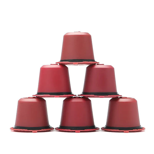 6PCS Refillable Reusable Nespresso Coffee Capsule Reutilisable