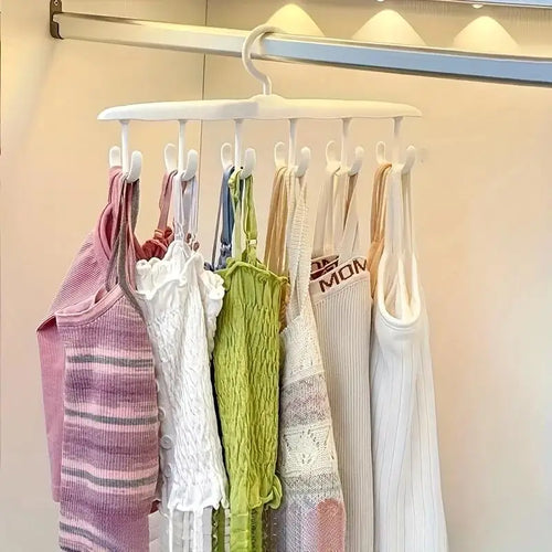 12-Hook Rotating Hanger – Space-Saving Closet Organizer for Ties,