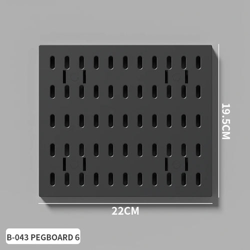 No-Drill Gaming Room Pegboard, Wall Organizer for Controller,